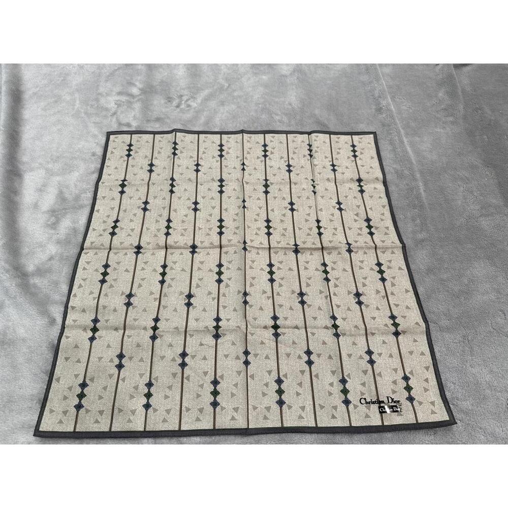 Christian Dior Patterned Silk Scarf NEW